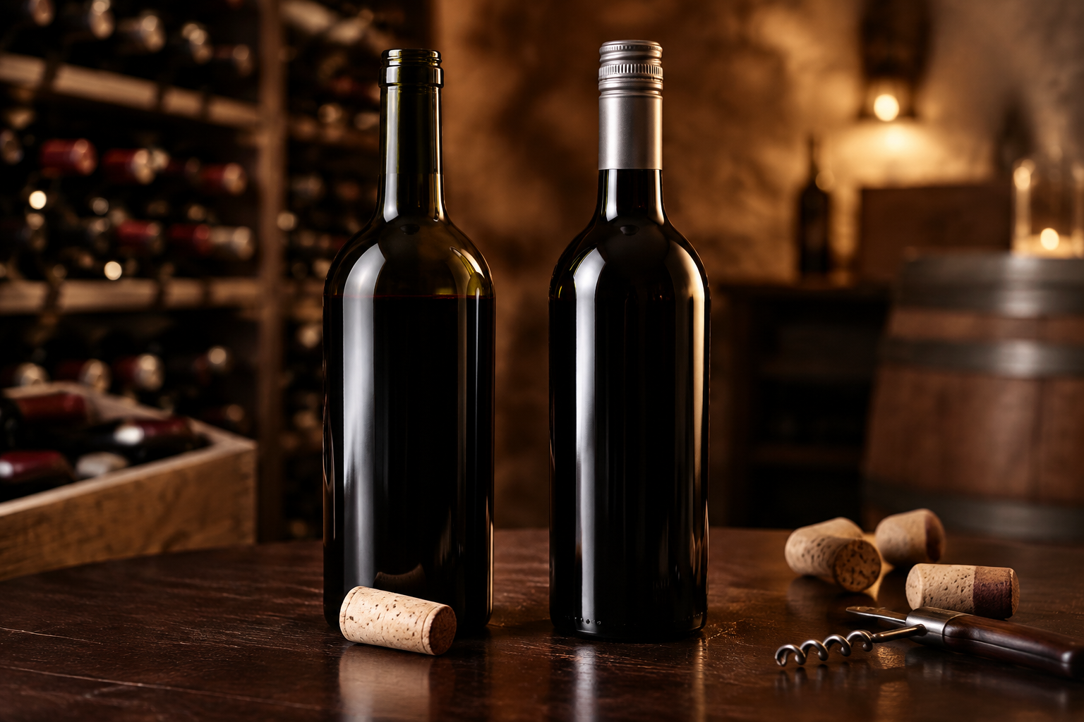 Capsule à vis ou bouchon en liège : avantages, limites et impact sur la conservation du vin