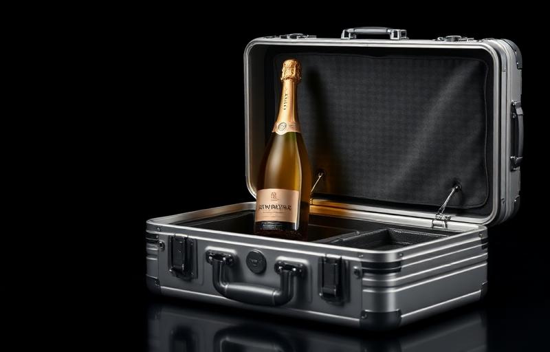 RIMOWA x Moët & Chandon : la Legacy Case 2025